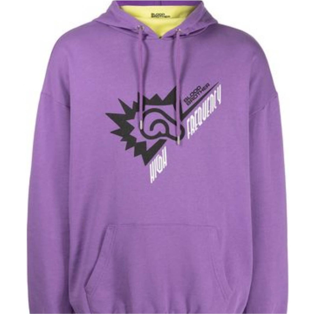 BLOOD BROTHER SUITLAND Purple Men's Hoodie size L